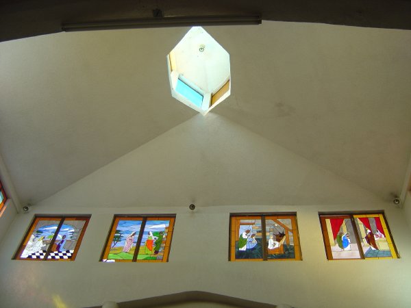 The cupola above the altar